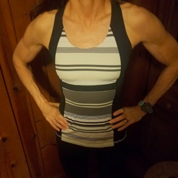 Lululemon Striped Workout Tank - Picture 1 of 4